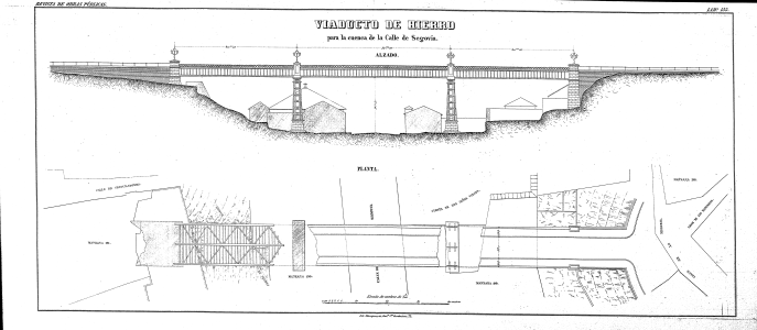 Esempio di fogli inseriti nella rivista (Segovia Viaduct)