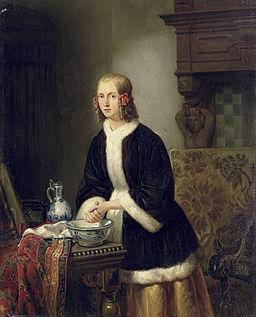 Victor Kühnen (attr) Dame bei der Toilette