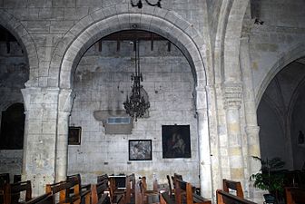 Biserica Villenave-d'Ornon arcada navei nordice 2.jpg