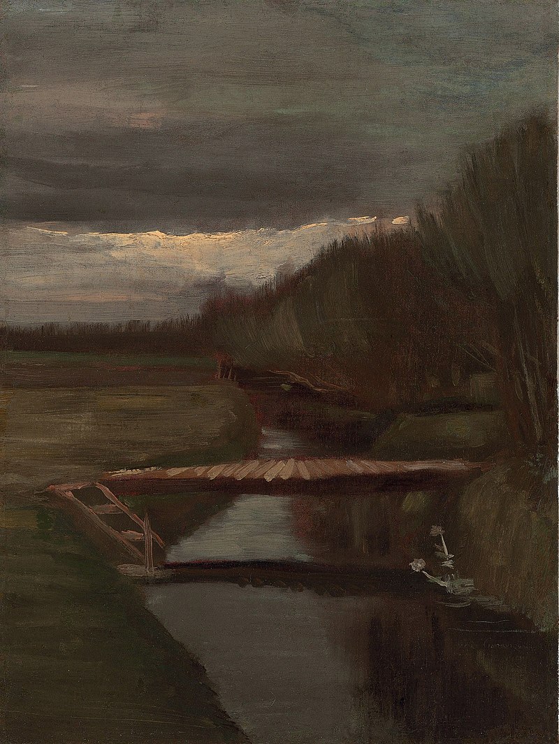 Vincent van Gogh - Sloot en kleine brug.jpg