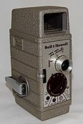 Bell & Howell 8mm home movie camera, model Two Twenty