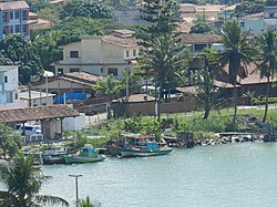 Vista da Praia Grande em Nova Almeida