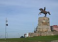 * Nomination Rear view of ecuestrian monument to General San Martín, Mar del Plata, Argentina --Ezarate 22:17, 3 May 2017 (UTC) Comment A lot of work has to be done removing the dust and the main object could do with some more sharpness.--Ermell 08:38, 4 May 2017 (UTC)  Done --Ezarate 22:04, 4 May 2017 (UTC) Not done Hardly any changes.--Ermell 07:13, 8 May 2017 (UTC)  Done --Ezarate 21:58, 9 May 2017 (UTC) * Decline I would like very much to promote this picture but after that third review I can still count more than 10 massiv dust spots. Is there something wrong with your monitor? --Ermell 10:19, 10 May 2017 (UTC)