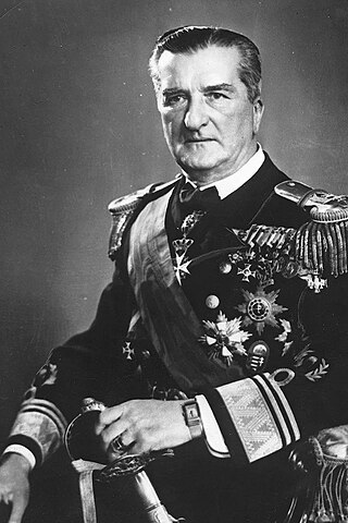 <span class="mw-page-title-main">Miklós Horthy</span> Regent of Hungary from 1920 to 1944