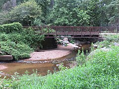 W&OD Trail Glencarlyn Park 4th crossing in 2020