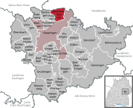 Wäschenbeuren - Localizazion