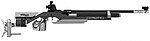 Carabine calibre .177 (4.5mm) à air comprimé