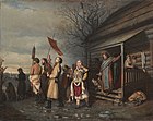 La Procession de Pâques au village par Perov (1861).