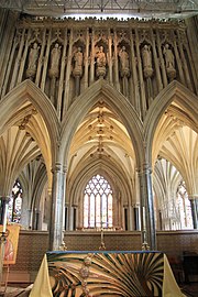 Eastern end of Wells Cathedral (begun 1175)