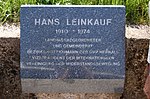 Hans-Leinkauf memorial plaque