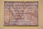 Familie Duschner – Opfer des Holocaust – Gedenktafel