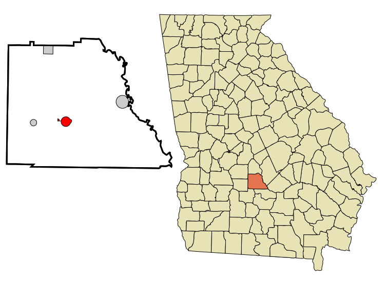File:Wilcox County Georgia Incorporated and Unincorporated areas Rochelle Highlighted.svg