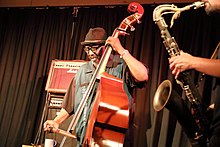 William Parker mit John Dikeman und Hamid Drake im Club W71 Weikersheim (2019)