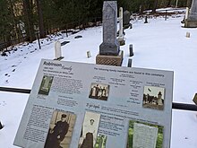 Information board about the Robinson family William Robinson Mouth Cemetery.jpg