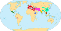 Mundo en el año 300.