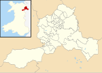 Thumbnail for File:Wrexham UK ward map (blank) 2022.svg