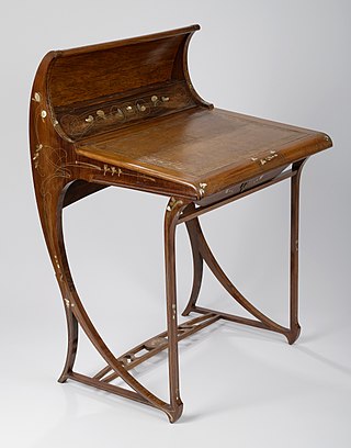 <span class="mw-page-title-main">Writing desk</span> Furniture used for writing
