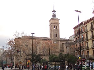 Zaragoza - Iglesia de San Miguel de los Navarros - Vista.jpg