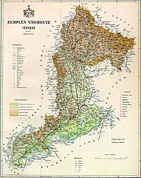 Comité Zemplén - Carte