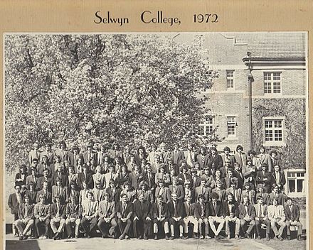 "Selwyn College 1972"