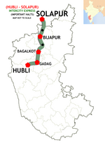 Thumbnail for Solapur–Hubballi Intercity Express