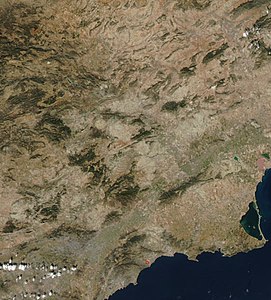 (Region of Murcia) IberianPeninsulaNASA (cropped).jpg