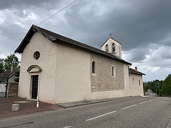 L'église Saint-Antoine de Charvieu.