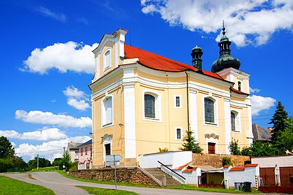 Žihle : église Saint-Venceslas.