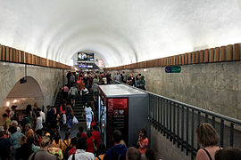 entrada de la estación
