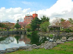 Meguminon lähiön keskuspuistoa