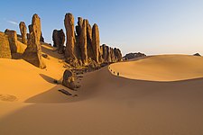 Hoggar mountains in Sahara Tamanrasset. National Reserve, Algeria Photo by
