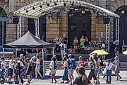 Bilder vom Zelt Musik Festival 2022 in Freiburg im Breisgau. Die 111. Stadtaktion des ZMF in Freiburg