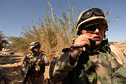 13th Georgian Army Battalion in Ali Shaheen, Iraq 2008-03-07 2