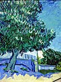 van Gogh: Blühende Kastanienbäume, 1890