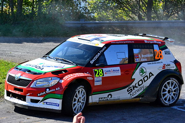 Brynildsen at the 2011 Rallye de France