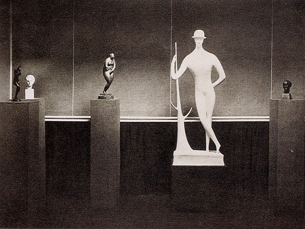 View of the Elie Nadelman exhibition at 291, 1915 (published in Camera Work, no. 48, 1916)