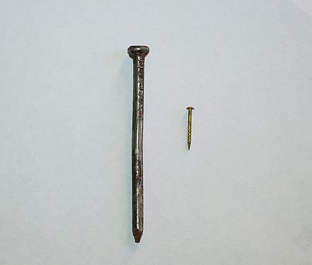 A large Nail and a small Nail