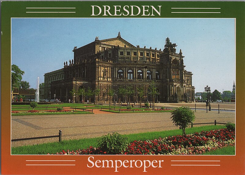 File:31534-Dresden-1995-Semperoper mit Rahmen-Brück & Sohn Kunstverlag.jpg