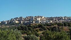 Agrigento skyline