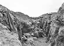 Australian troops on the Western Front, July 1918 AWM E02834 Australian 58th and 59th Battalions Morlancourt July 1918.JPG