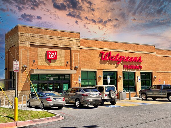 A Walgreens pharmacy in Murphy, North Carolina in 2023