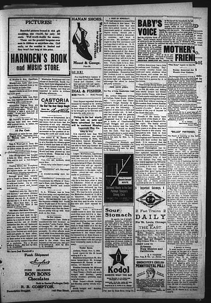 File:Abilene Daily Reporter. (Abilene, Tex.), Vol. 9, No. 98, Ed. 1 Saturday, November 5, 1904 - DPLA - 28f516664fd9890c11ff65e11c4194c0 (page 3).jpg