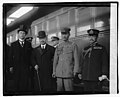 Admil. Kato & Maj. Gen'l K. Tanaka and two unidentified men next to train), 10-24-21 LOC npcc.05223.jpg