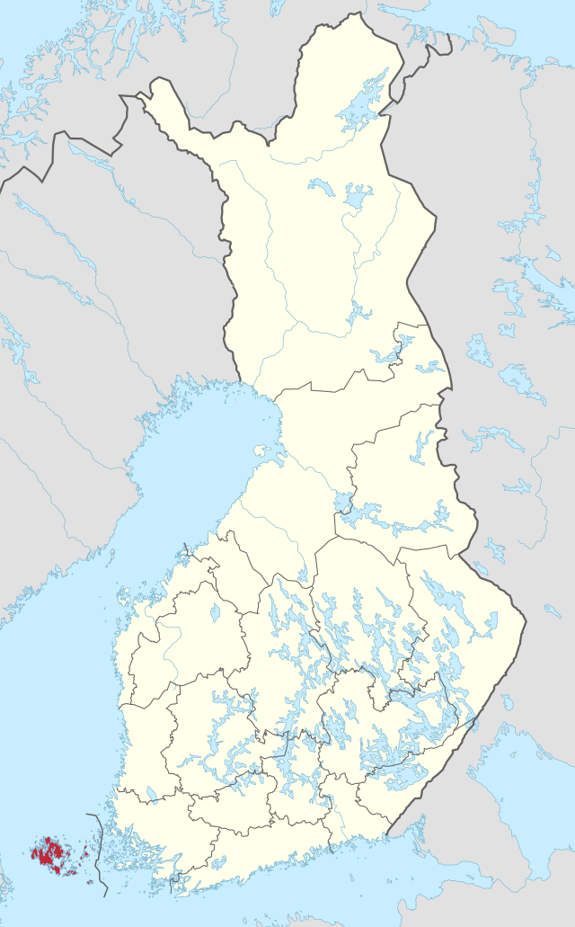 Ligging van Åland