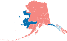 Borough and Census Area Flips:
Democratic
Hold
Gain from Republican
Republican
Hold Alaska Borough Flips 2008.svg