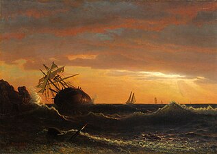 Beached Ship', 1859