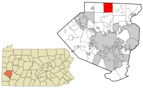 Placering af Richland Township