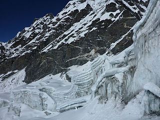 <span class="mw-page-title-main">Amphu Labtsa pass</span> Glaciated pass in Nepal