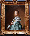 Amsterdam - Rijksmuseum 1885 - The Gallery of Honour (1st Floor) - Portrait of a girl dressed in blue 1641 by Johannes Cornelisz Verspronck.jpg