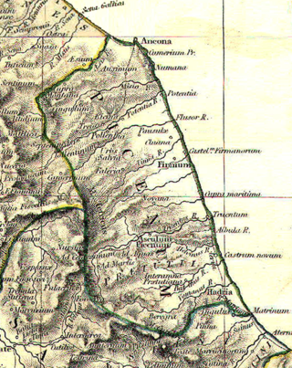 <span class="mw-page-title-main">Picenum</span> Historical region of Italy; territory of the Roman Republic/Empire